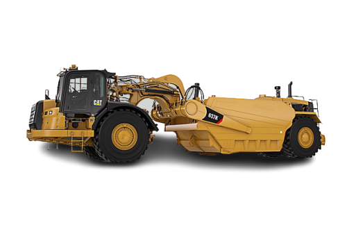 CAT 637K Scraper with 501-600 HP Range & Has Scraper Type